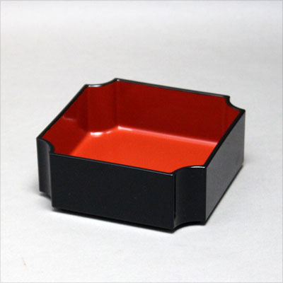 ファンシー33深鉢　黒内朱