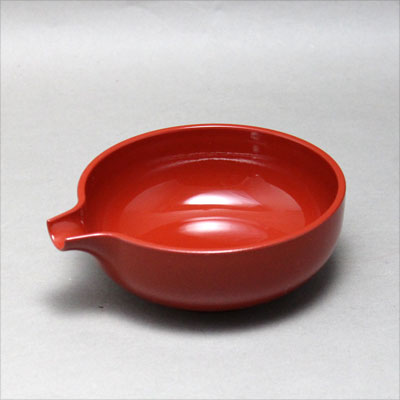 片口小鉢　朱塗
